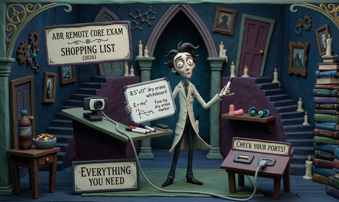 ABR Remote Core Exam Shopping List: Everything You Need for Exam Day (2026)