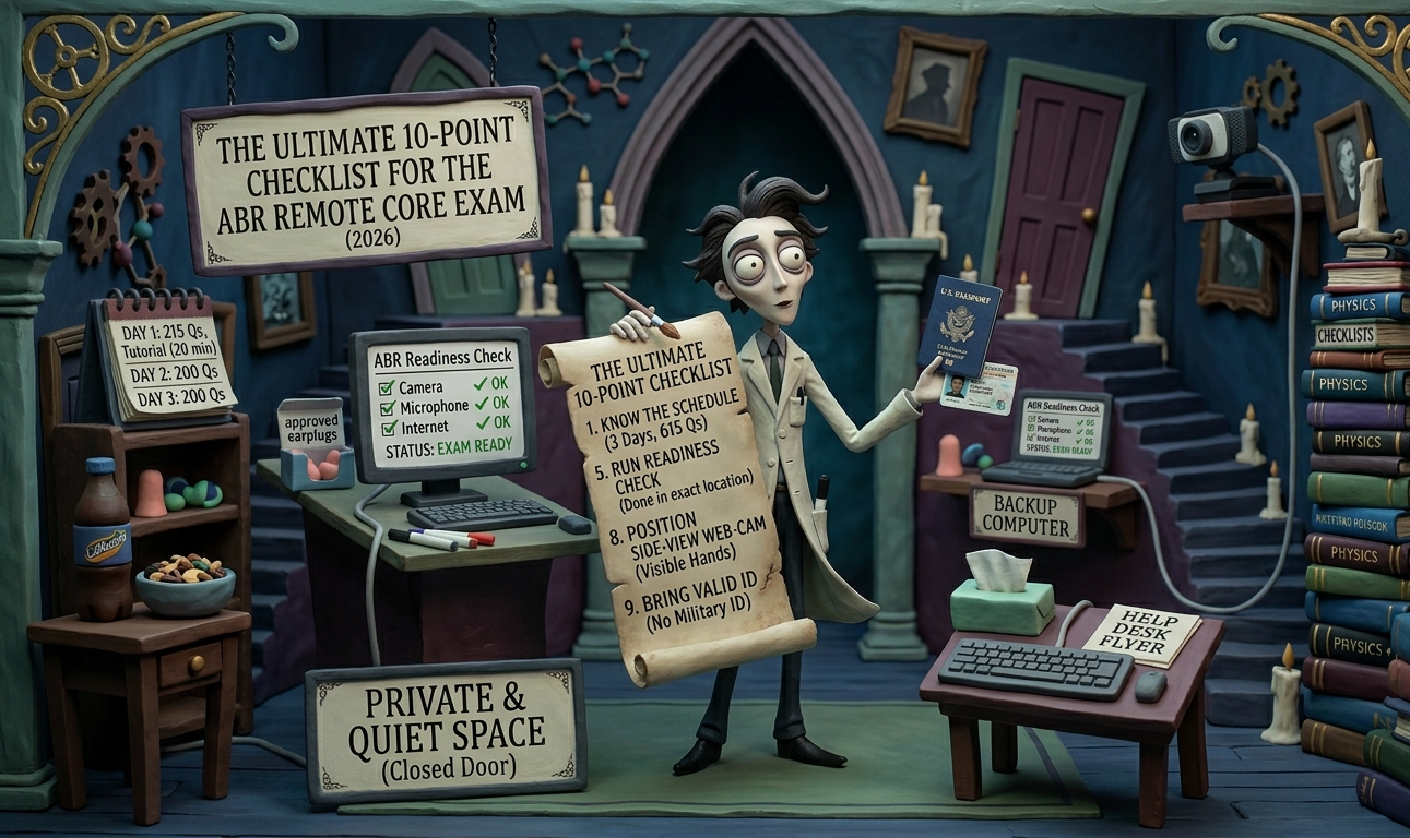 Taking the ABR Remote Core Exam in 2026? This Ten-Point Checklist Is for You